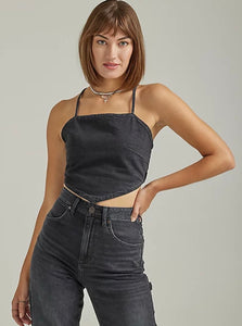 The Wrangler Blackopedia Denim Bandana Top