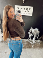 Load image into Gallery viewer, The Lizzie Sweater in Chocolate
