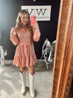 Load image into Gallery viewer, The Rachel Dress in Blush

