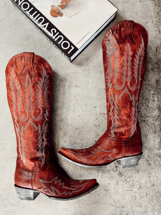 The Old Gringo Mayra Bis Boots in Red