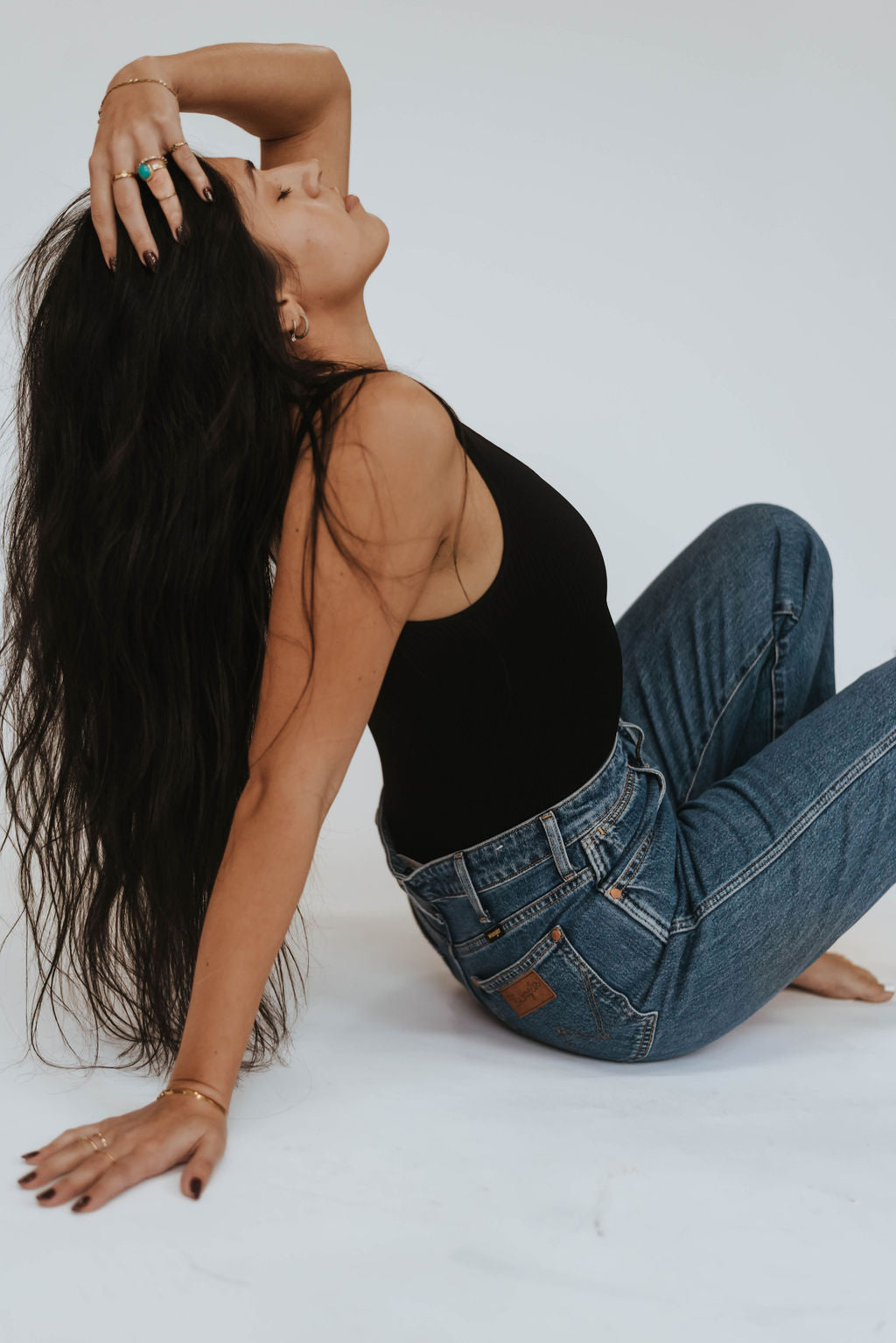 The Wrangler Mom Winter Hue Jeans