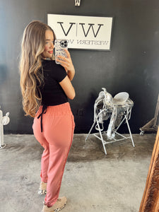 The Frisco Pants in Rose