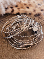 Load image into Gallery viewer, The Sterling Bangles
