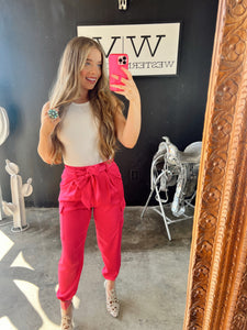 The Springfield Pants in Pink