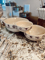Load image into Gallery viewer, The 3 Piece Branded Bowl Set
