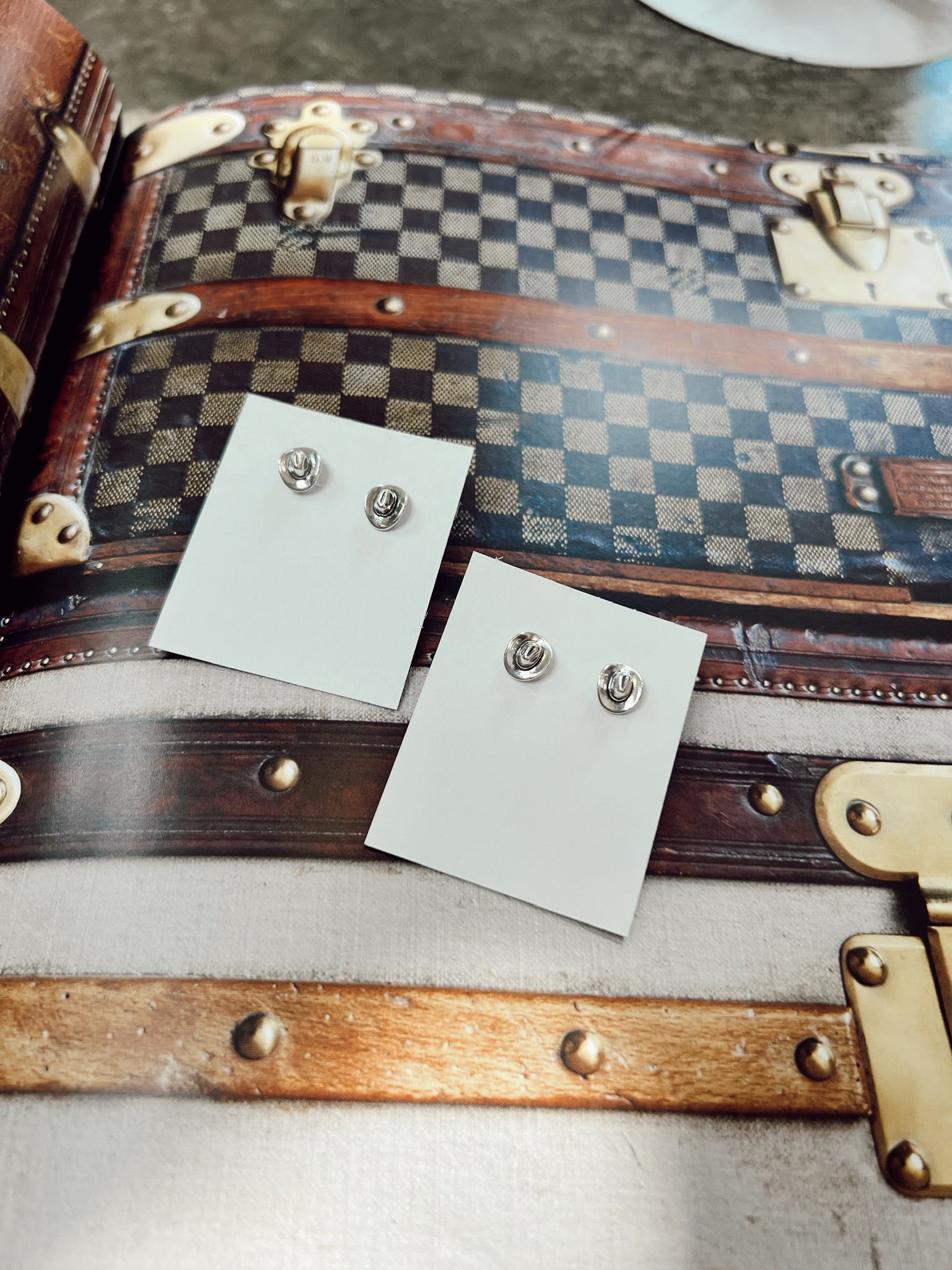 The Cowboy Hat Stud Earrings