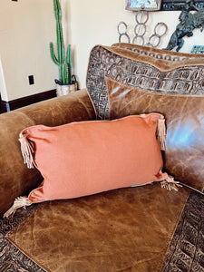 The Arrow Leather Pillow
