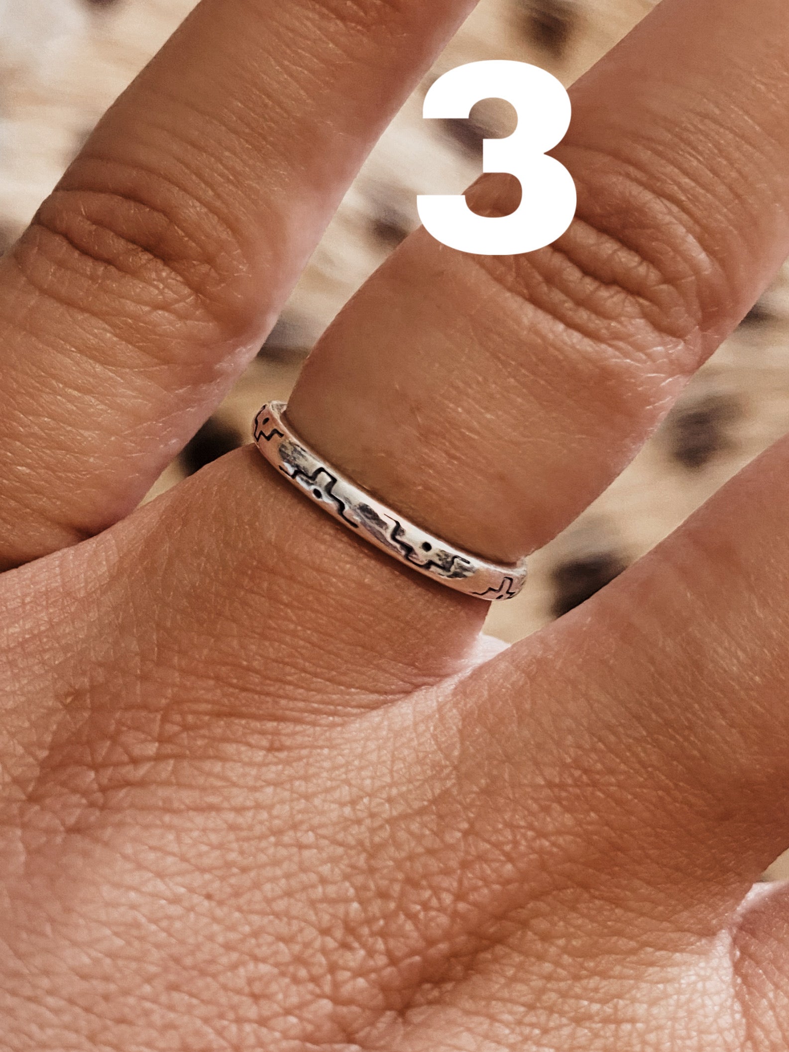 The Stamped Stacker Rings