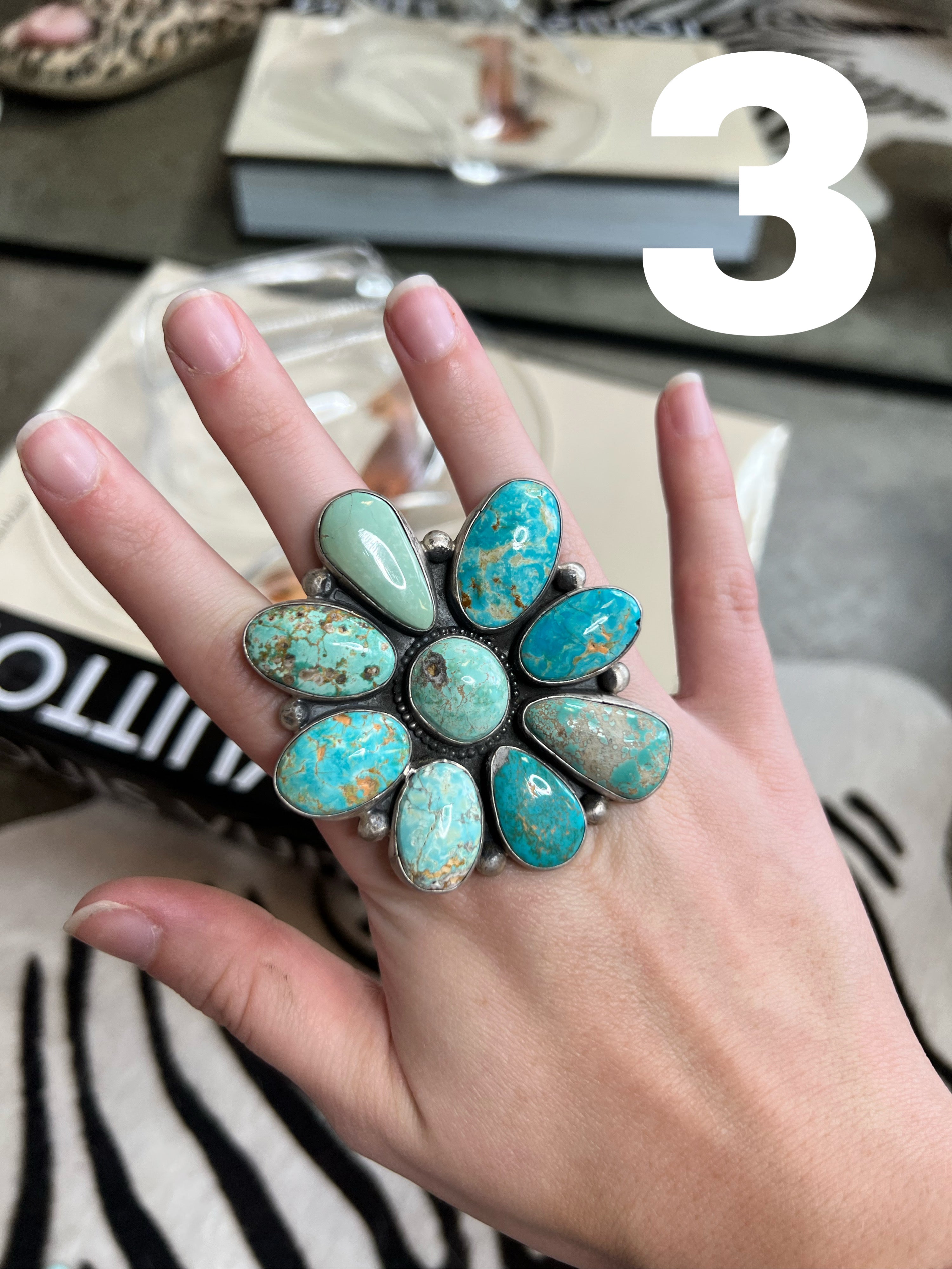 The Turquoise Cluster Ring