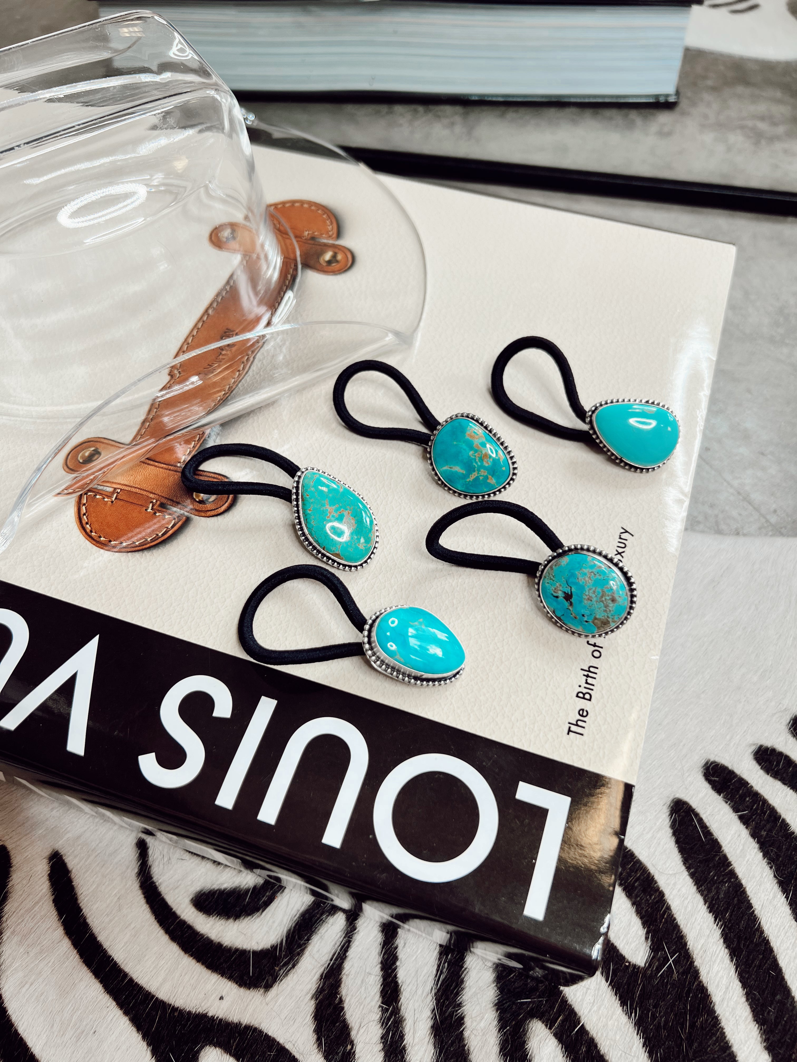The Turquoise Stone Hair Tie 2.0