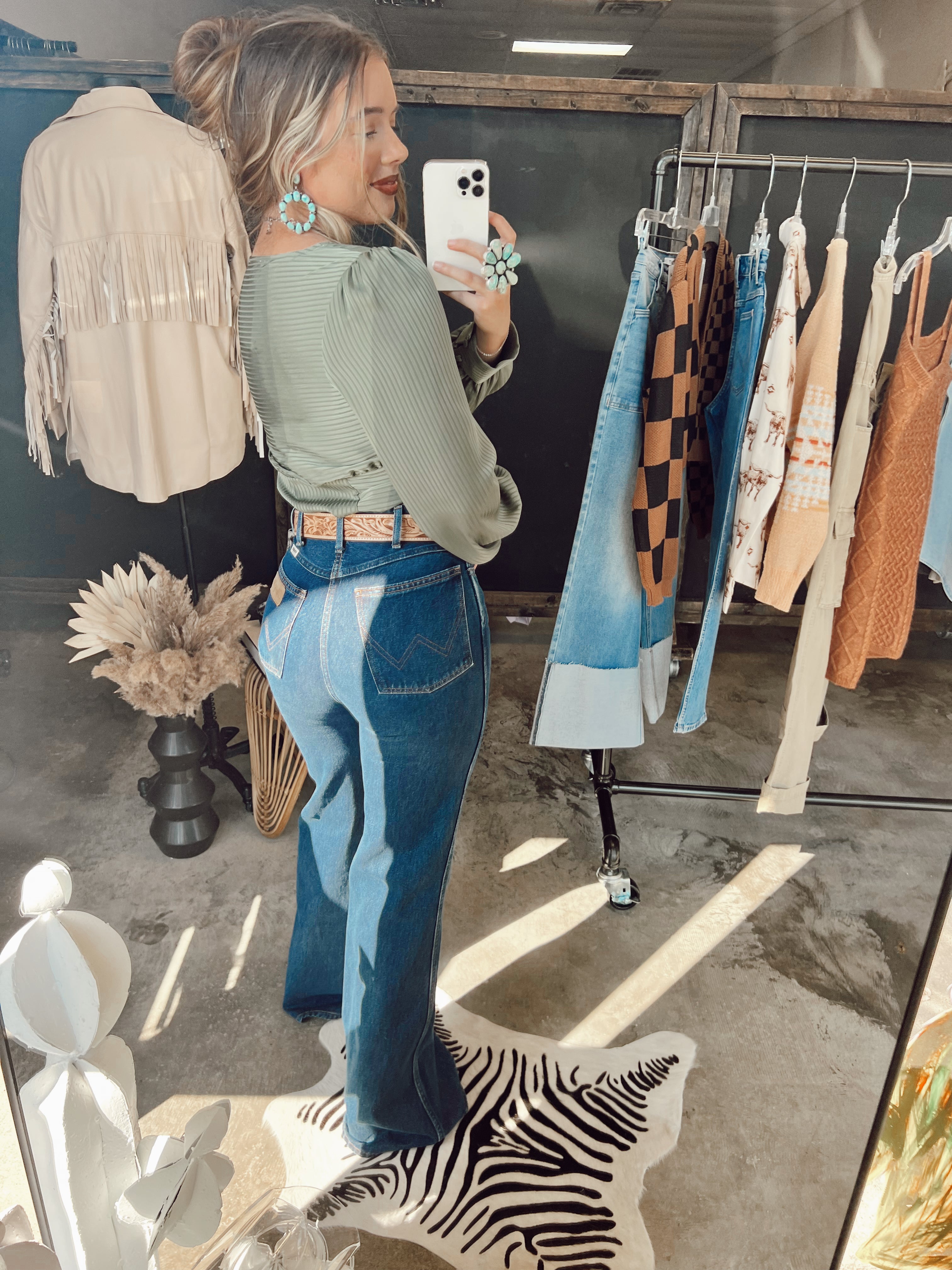 The Ventura Top in Green