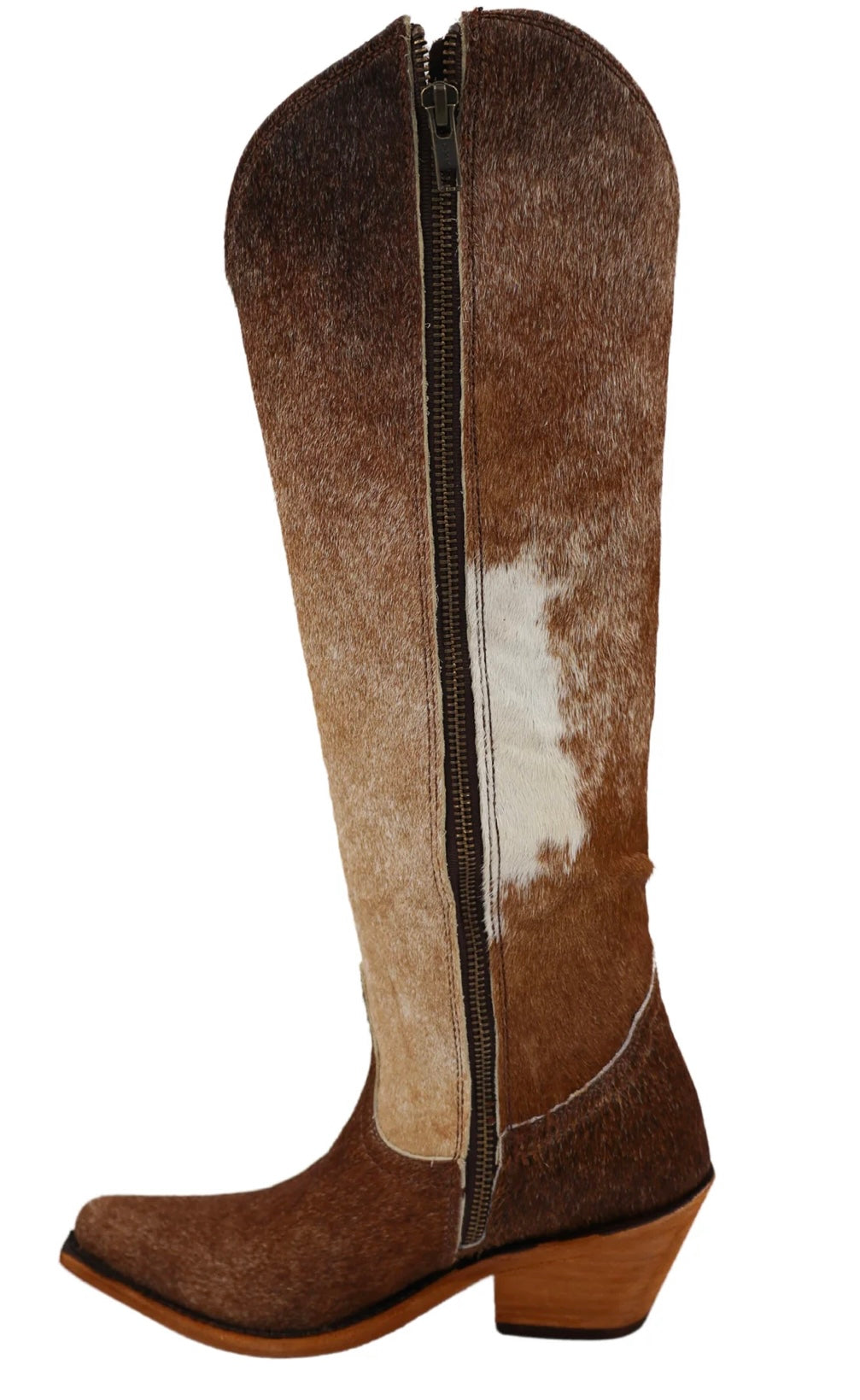 Liberty Black Kendra Pelo Granizo Blanco/Cafe Boots