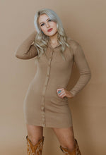 Load image into Gallery viewer, The Beth Dress in Mocha
