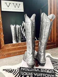 Old Gringo Mayra Ver Boots in Silver